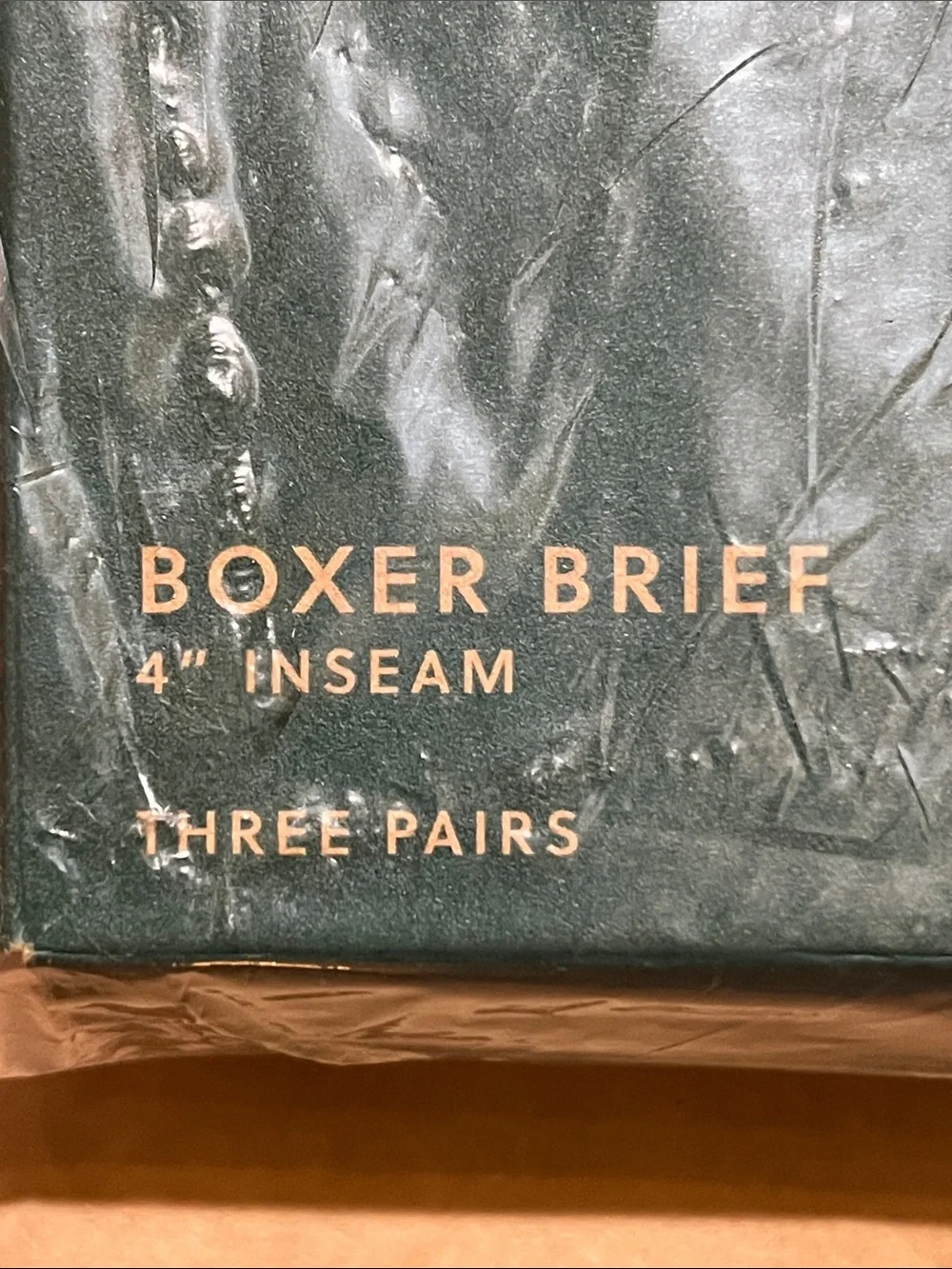 J Crew Men’s Boxer Briefs 3 Pack Navy 4” inseam 100% Cotton XS